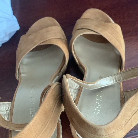 Authentic Stewart Weitzman women’s wedge sandal size8M only worn once - Picture 15 of 16